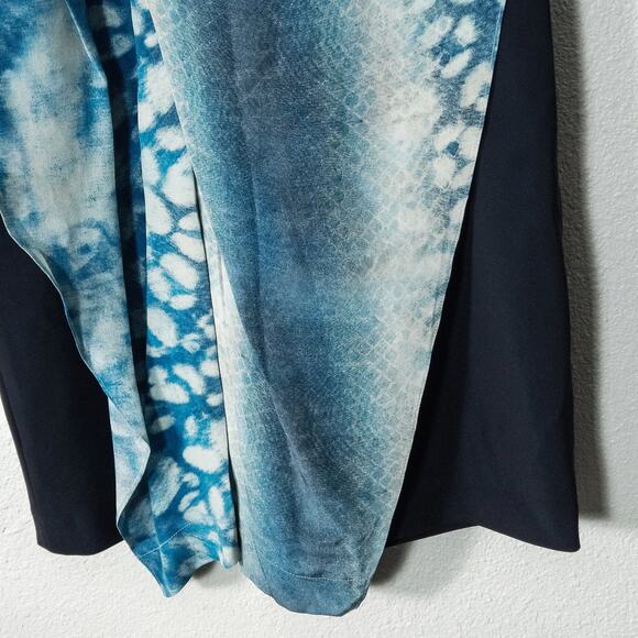 AllSaints Women’s Dress Silk Midi Shift Size 6 Wearable Art - Picture 6 of 9